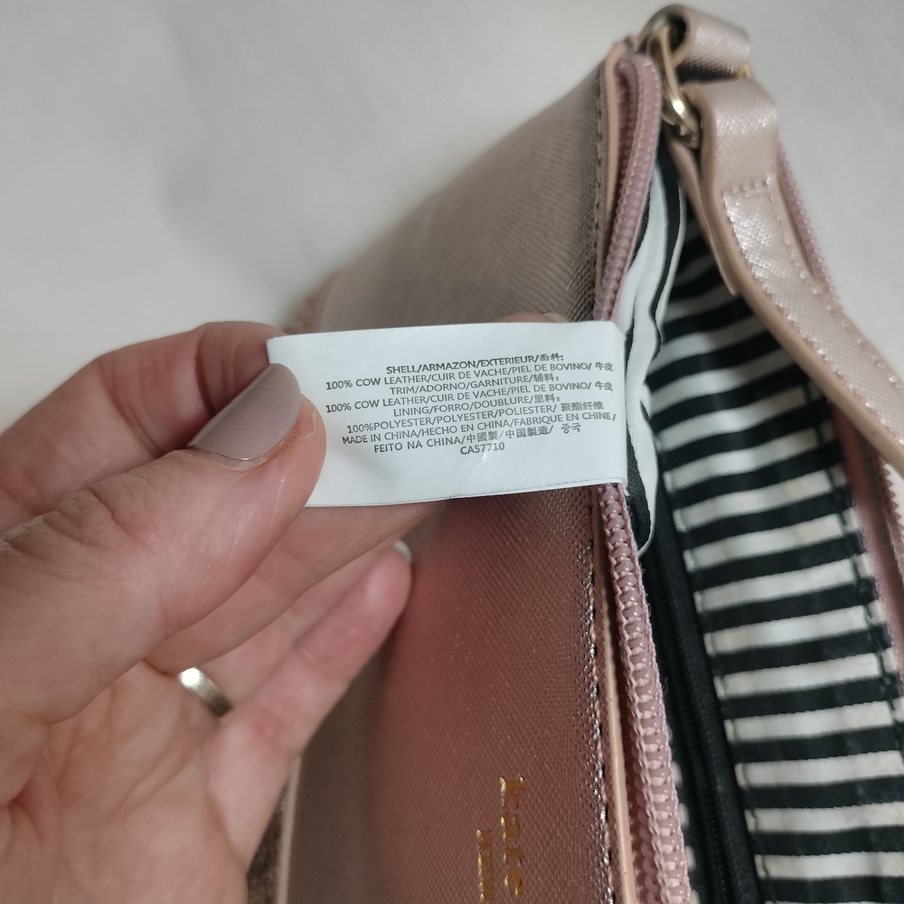 Kate‎ Spade Rose Gold Glitter Crossbody Bag - Picture 3 of 10